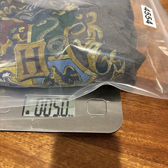 Harry Potter Crop Top Size Small Dark Gray Long Sleeve Tee Academia Grunge - Picture 11 of 11